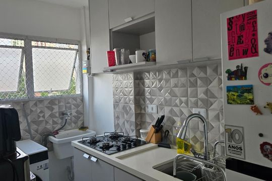 Cozinha de apartamento à venda com 1 quarto, 30m² em Vila da Saúde, São Paulo