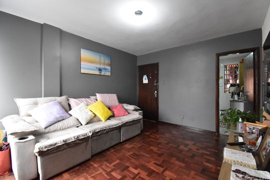 Sala de apartamento à venda com 2 quartos, 78m² em Água Verde, Curitiba