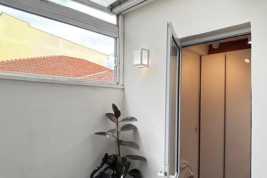 Área de Serviço de apartamento à venda com 2 quartos, 52m² em Vila Pires, Santo André