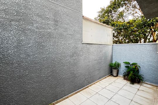 Suíte Varanda de apartamento à venda com 2 quartos, 52m² em Vila Pires, Santo André