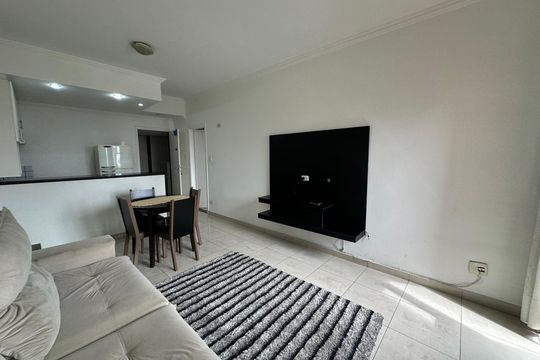 Sala de apartamento para alugar com 1 quarto, 56m² em Alphaville, Barueri