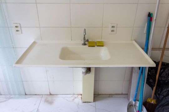 Cozinha de apartamento para alugar com 2 quartos, 38m² em Santa Cruz, Rio de Janeiro