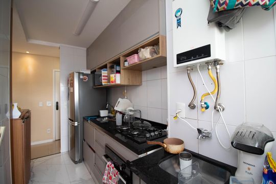 Cozinha - Armários de apartamento para alugar com 2 quartos, 70m² em Jardim Tabatinga, Guarulhos