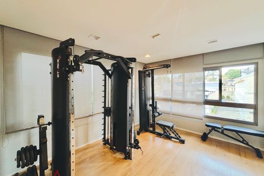 Área comum - Academia de apartamento para alugar com 1 quarto, 28m² em Vila Guilhermina, São Paulo