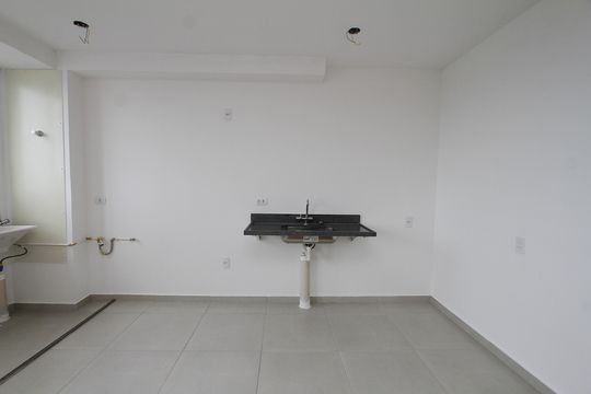 Cozinha de apartamento para alugar com 2 quartos, 53m² em Caiçaras, Belo Horizonte