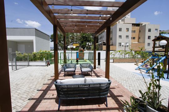 Área comum de apartamento para alugar com 2 quartos, 53m² em Caiçaras, Belo Horizonte