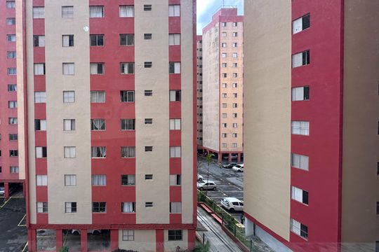 Vista da Sala de apartamento para alugar com 2 quartos, 61m² em Rudge Ramos, São Bernardo do Campo
