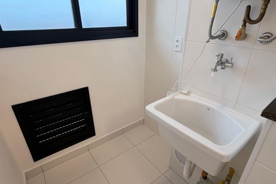Área de serviço  de apartamento para alugar com 2 quartos, 60m² em Centro, São Bernardo do Campo
