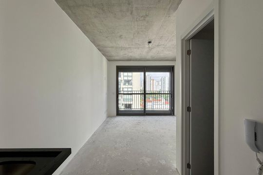 Cozinha de kitnet/studio à venda com 1 quarto, 24m² em Vila Olímpia, São Paulo