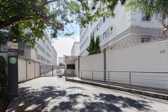 Fachada de apartamento à venda com 2 quartos, 44m² em Planalto, Belo Horizonte