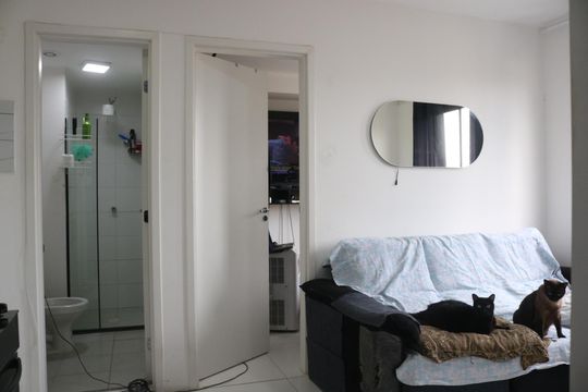 Sala de apartamento para alugar com 2 quartos, 32m² em Barra Funda, São Paulo