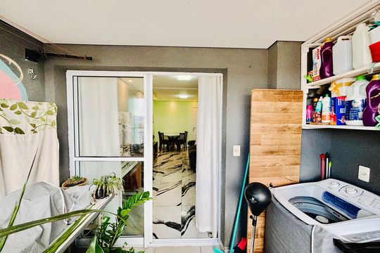 Varanda de apartamento à venda com 2 quartos, 62m² em Jardim Matarazzo, São Paulo