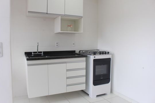 Cozinha de apartamento à venda com 2 quartos, 41m² em Santa Maria, São Caetano do Sul