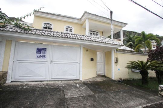 Fachada da Casa de casa de condomínio à venda com 4 quartos, 275m² em Freguesia (jacarepaguá), Rio de Janeiro