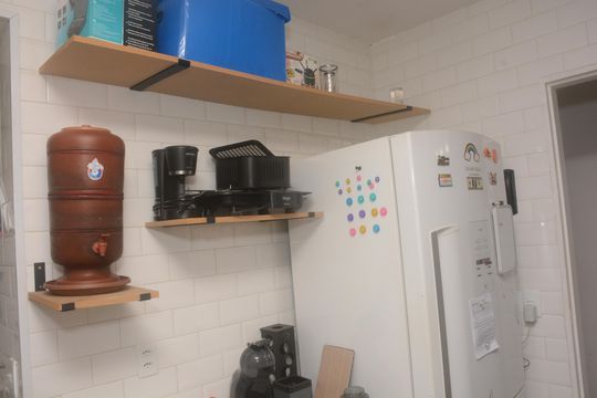 Cozinha de apartamento à venda com 3 quartos, 79m² em Jardim Guairaca, São Paulo