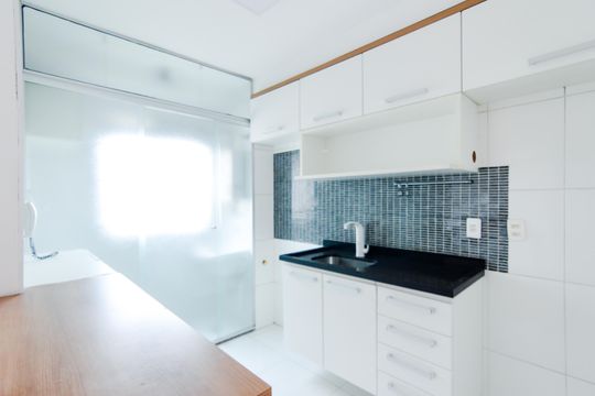 Cozinha de apartamento para alugar com 2 quartos, 56m² em Jardim Cocaia, Guarulhos
