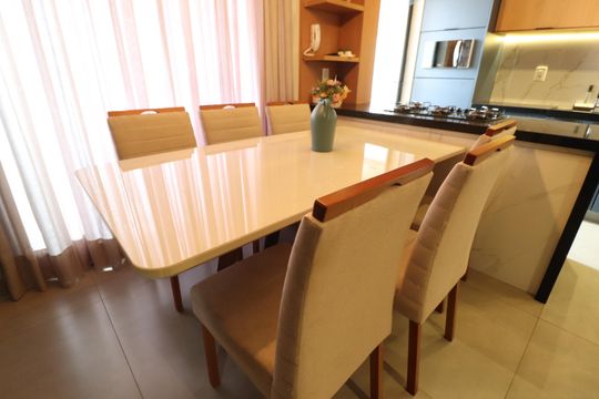 Sala de apartamento para alugar com 2 quartos, 60m² em Osvaldo Rezende, Uberlândia