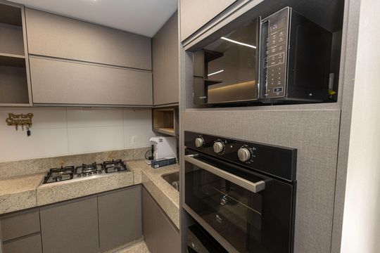 Cozinha de apartamento para alugar com 3 quartos, 142m² em Santo Antônio, Belo Horizonte