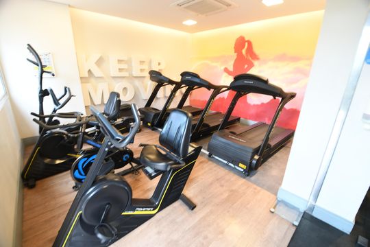 Área comum - Academia de apartamento à venda com 1 quarto, 90m² em Cambuí, Campinas
