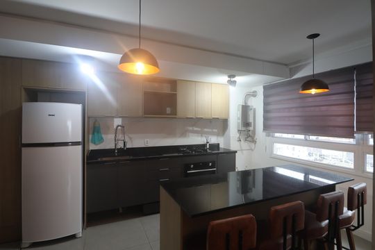 Cozinha de apartamento para alugar com 2 quartos, 55m² em Fátima, Canoas