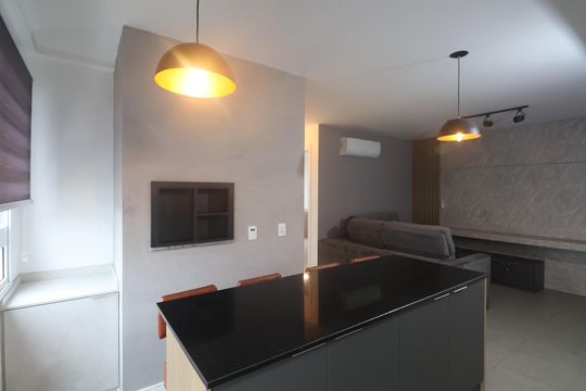 Cozinha de apartamento para alugar com 2 quartos, 55m² em Fátima, Canoas