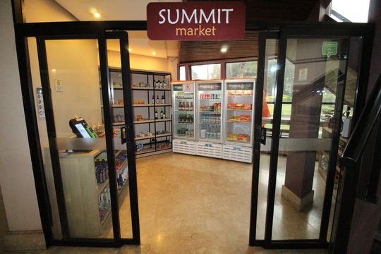 Área comum - Mini Mercado de apartamento para alugar com 1 quarto, 56m² em Jardim São Dimas, São José dos Campos