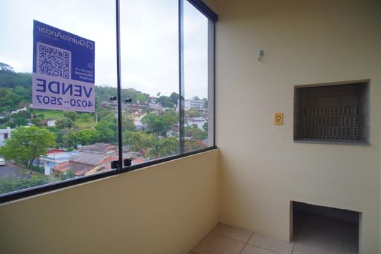 churrasqueira de apartamento à venda com 2 quartos, 87m² em Vila Nova, Novo Hamburgo