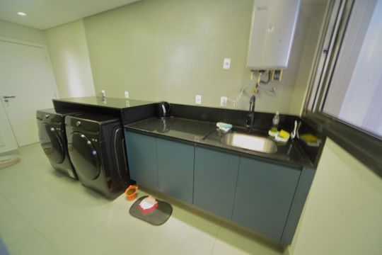 Área de Serviço de apartamento para alugar com 3 quartos, 167m² em Jardim do Mar, São Bernardo do Campo