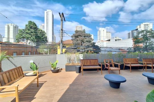 Área comum  de apartamento para alugar com 1 quarto, 27m² em Vila Romana, São Paulo