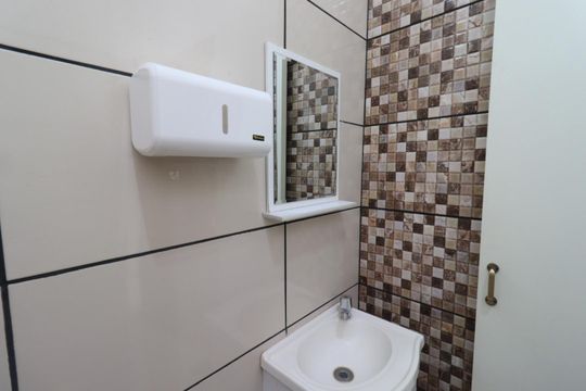 Banheiro de casa para alugar com 3 quartos, 110m² em Campos Elísios, Ribeirão Preto
