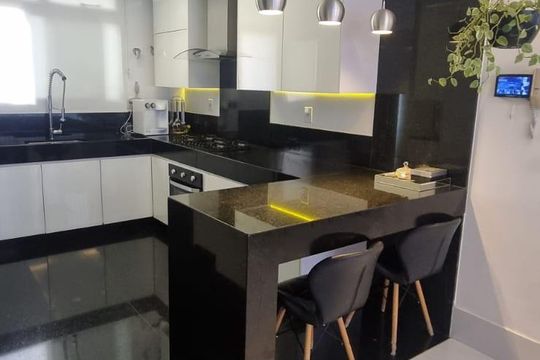Cozinha de apartamento para alugar com 3 quartos, 88m² em Liberdade, Belo Horizonte