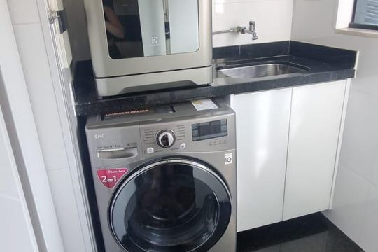 Área de serviço de apartamento para alugar com 3 quartos, 88m² em Liberdade, Belo Horizonte