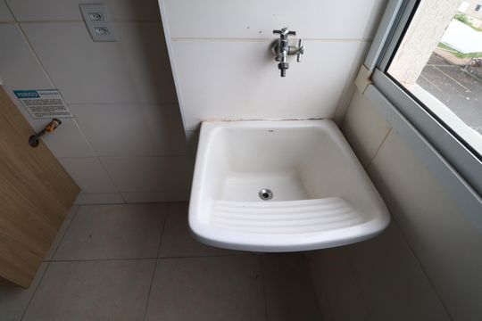 Cozinha  de apartamento para alugar com 2 quartos, 42m² em Valentina Figueiredo, Ribeirão Preto