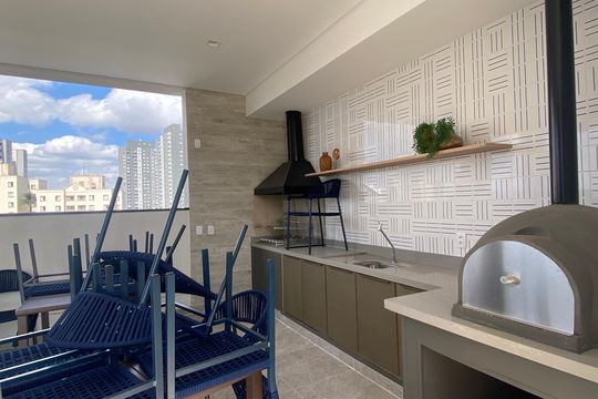 Área comum - Churrasqueira de apartamento para alugar com 2 quartos, 40m² em Jaguaribe, Osasco