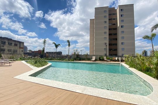 Área comum - Piscina de apartamento para alugar com 2 quartos, 40m² em Jaguaribe, Osasco