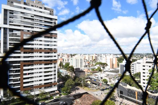 Vista da Varanda de apartamento para alugar com 2 quartos, 90m² em Água Verde, Curitiba