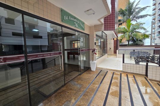 Fachada de apartamento para alugar com 1 quarto, 72m² em Canto do Forte, Praia Grande