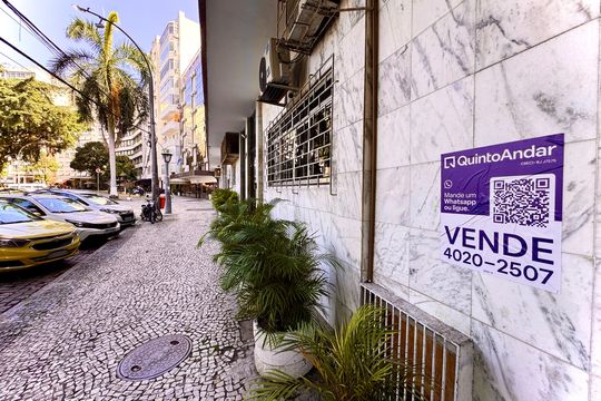 Placa de apartamento à venda com 2 quartos, 57m² em Glória, Rio de Janeiro