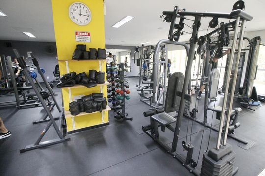 Área comum - Academia de apartamento à venda com 3 quartos, 70m² em Jardim Henriqueta, Taboão da Serra