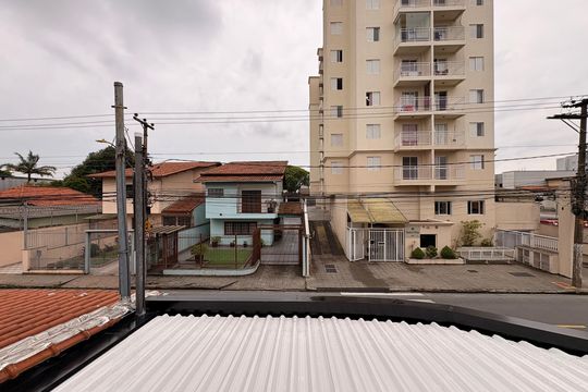 Vista da suíte de casa à venda com 3 quartos, 159m² em Vila Homero Thon, Santo André