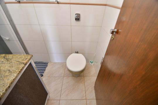 Banheiro de casa para alugar com 2 quartos, 80m² em Jardim Santa Genebra Ii (barao Geraldo), Campinas