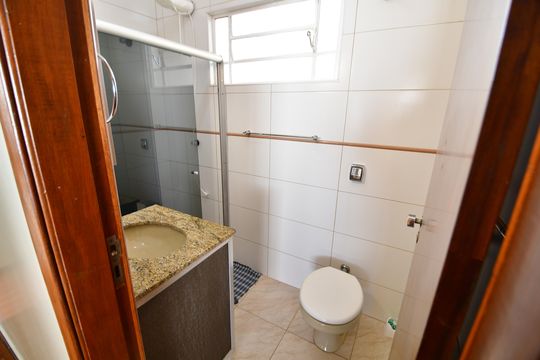 Banheiro de casa para alugar com 2 quartos, 80m² em Jardim Santa Genebra Ii (barao Geraldo), Campinas