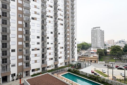 Vista da Área de Serviço/ Varanda  de apartamento para alugar com 2 quartos, 42m² em Freguesia do Ó, São Paulo