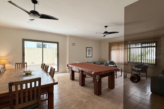 Área comum de apartamento para alugar com 5 quartos, 138m² em Jardim Tres Marias, Guarujá