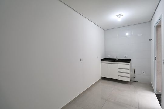 Cozinha de apartamento para alugar com 2 quartos, 46m² em Vila América, Santo André