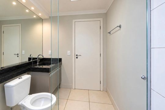 Banheiro de apartamento para alugar com 2 quartos, 46m² em Valentina Figueiredo, Ribeirão Preto