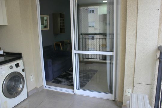 Varanda gourmet de apartamento para alugar com 1 quarto, 38m² em Jardim Flor da Montanha, Guarulhos