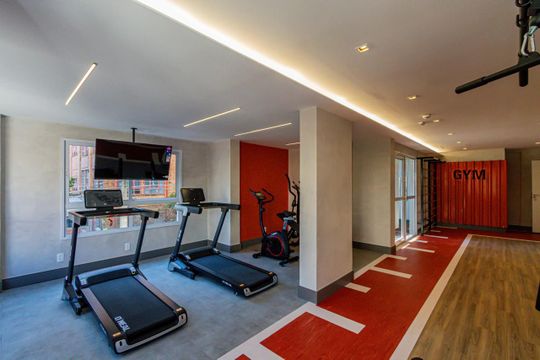 Área comum - Academia de apartamento para alugar com 1 quarto, 28m² em Pompeia, São Paulo