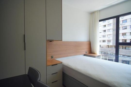 Quarto - Sala de kitnet/studio para alugar com 1 quarto, 24m² em Independência, Porto Alegre