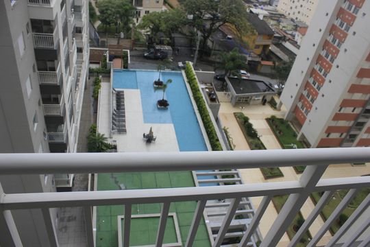 Vista da varanda de kitnet/studio para alugar com 1 quarto, 37m² em Picanço, Guarulhos